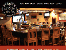 Tablet Screenshot of damienspub.com